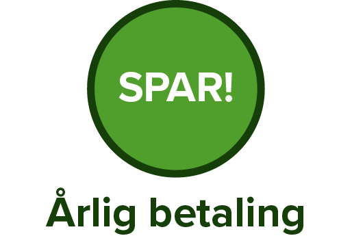 årlig betaling